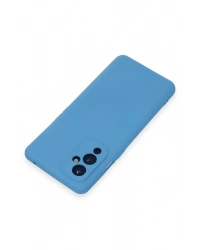 Newface One Plus 9 Kılıf Nano içi Kadife Silikon - Mavi