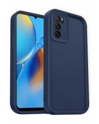 Newface Oppo A16 Kılıf Viera Silikon - Lacivert