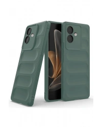 Newface Oppo A3 Kılıf Optimum Silikon - Koyu Yeşil