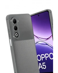Newface Oppo A5 4G Auto Focus Karbon Kapak - Gri