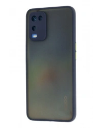 Newface Oppo A54 4G Kılıf Montreal Silikon Kapak - Lacivert