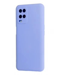 Newface Oppo A54 4G Kılıf Nano içi Kadife Silikon - Lila