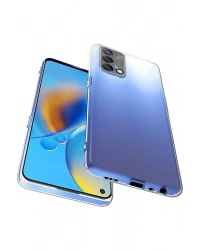 Newface Oppo A74 4G Kılıf Lüx Şeffaf Silikon