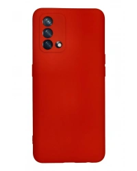 Newface Oppo A74 4G Kılıf Nano içi Kadife Silikon - Kırmızı
