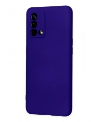 Newface Oppo A74 4G Kılıf Nano içi Kadife Silikon - Mor