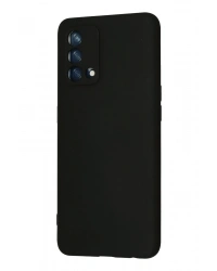 Newface Oppo A74 4G Kılıf Nano içi Kadife Silikon - Siyah