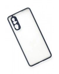 Newface Oppo Find X2 Kılıf Montreal Silikon Kapak - Lacivert