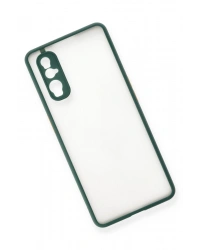 Newface Oppo Find X2 Kılıf Montreal Silikon Kapak - Yeşil