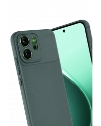 Newface Oppo Reno 14F Auto Focus Karbon Kapak - Koyu Yeşil