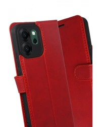 Newface Oppo Reno 14F Trend S Plus Kapaklı Kılıf - Kırmızı