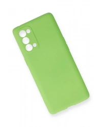 Newface Oppo Reno 5 Pro Kılıf First Silikon - Yeşil