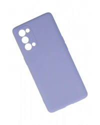 Newface Oppo Reno 5 Pro Kılıf Nano içi Kadife Silikon - Lila