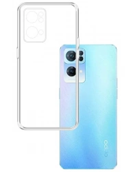 Newface Oppo Reno 7 Lite Kılıf Lüx Şeffaf Silikon