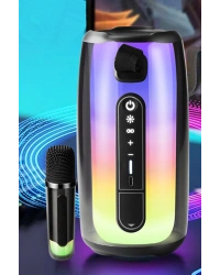 Newface Pluse 7 Mikrofonlu RGB Kablosuz Hoparlör - Beyaz