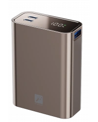 Newface PW501 20.000 mAh Dijital Göstergeli 2 Adet 45W Type-C ve 22.5W USB Çıkışlı Şarj PD Hızlı Şarj Powerbank - Titanyum