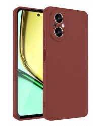 Newface Realme 12 Lite Kılıf First Silikon - Bordo