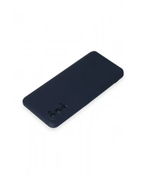 Newface Realme 7 Pro Kılıf Nano içi Kadife Silikon - Lacivert