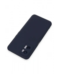 Newface Realme 9i 4G Kılıf Nano içi Kadife Silikon - Lacivert