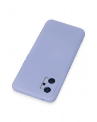 Newface Realme 9i 4G Kılıf Nano içi Kadife Silikon - Lila