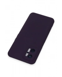 Newface Realme 9i 4G Kılıf Nano içi Kadife Silikon - Mor