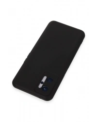 Newface Realme 9i 4G Kılıf Nano içi Kadife Silikon - Siyah