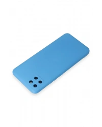 Newface Realme C11 Kılıf Nano içi Kadife Silikon - Mavi