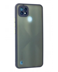 Newface Realme C21 Kılıf Montreal Silikon Kapak - Lacivert