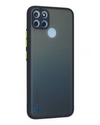 Newface Realme C21Y Kılıf Montreal Silikon Kapak - Lacivert