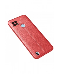 Newface Realme C25 Kılıf Auto Focus Kapak - Kırmızı