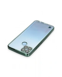 Newface Realme C25Y Kılıf Razer Lensli Silikon - Yeşil