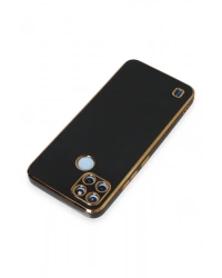 Newface Realme C25Y Kılıf Volet Silikon - Siyah