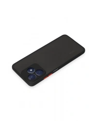 Newface Realme C53 Kılıf Montreal Silikon Kapak - Siyah