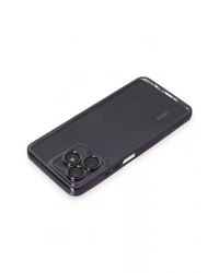 Newface Realme C53 Kılıf Razer Lensli Silikon - Mor