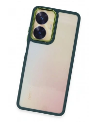 Newface Realme C55 Kılıf Dora Kapak - Haki Yeşil