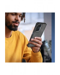 Newface Realme C55 Kılıf Elegant Kapak - Siyah