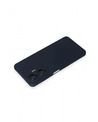 Newface Realme C55 Kılıf Nano içi Kadife Silikon - Lacivert