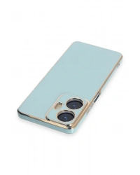 Newface Realme C55 Kılıf Volet Silikon - Açık Yeşil