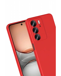 Newface Realme C75 4G First Silikon - Kırmızı