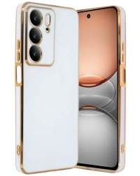 Newface Realme C75 4G Kılıf Volet Silikon - Beyaz