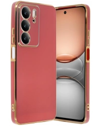 Newface Realme C75 4G Kılıf Volet Silikon - Kırmızı