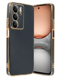 Newface Realme C75 4G Kılıf Volet Silikon - Siyah