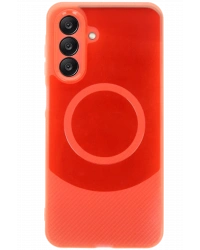 Newface Samsung A16 5G Kılıf Maya Karbon Kapak - Kırmızı