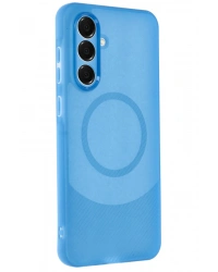 Newface Samsung A16 5G Kılıf Maya Karbon Kapak - Mavi