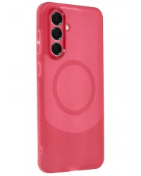 Newface Samsung A56 Kılıf Maya Karbon Kapak - Bordo