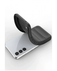 Newface Samsung A56 Kılıf Optimum Silikon - Siyah