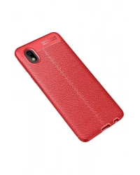 Newface Samsung Galaxy A01 Core Kılıf Auto Focus Kapak - Kırmızı