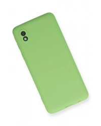 Newface Samsung Galaxy A01 Core Kılıf First Silikon - Yeşil