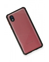 Newface Samsung Galaxy A01 Core Kılıf Miami Şeffaf Silikon - Siyah