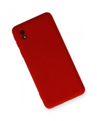 Newface Samsung Galaxy A01 Core Kılıf Nano içi Kadife Silikon - Kırmızı
