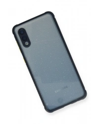 Newface Samsung Galaxy A02 Kılıf Miami Şeffaf Silikon - Lacivert